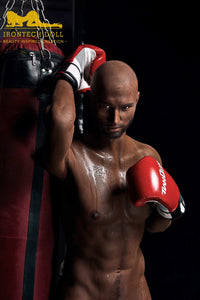 IronTech 175cm (5ft9') Boxing Champion Black Male Sex Doll - Jack