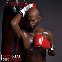 Thumbnail for IronTech 175cm (5ft9') Boxing Champion Black Male Sex Doll - Jack