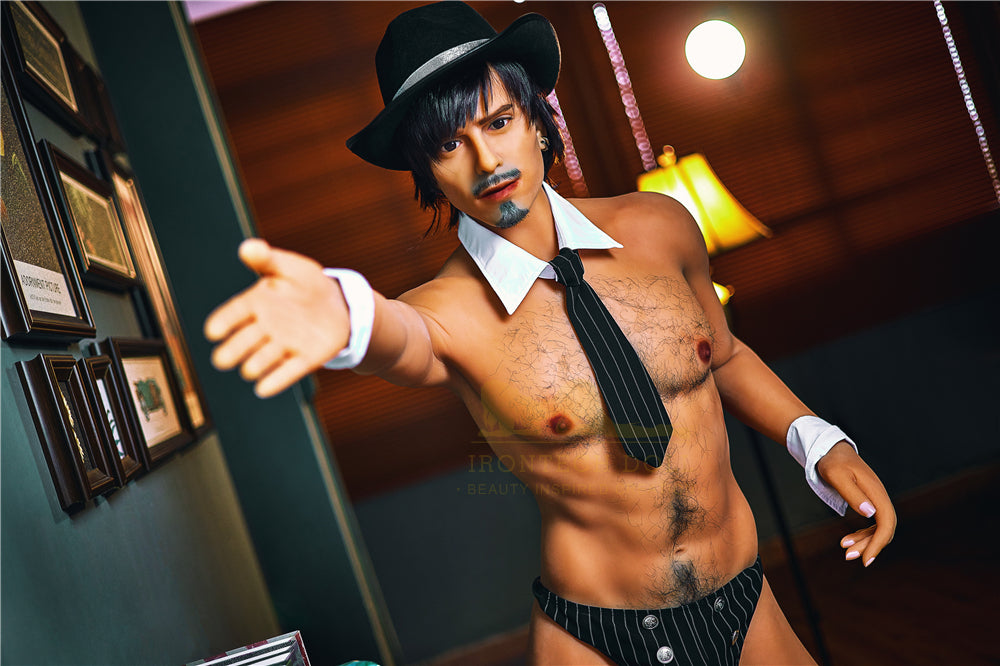 175cm (5ft9') Sexy Bartender Male Sex Doll - Khieno, IronTech, , SRSD
