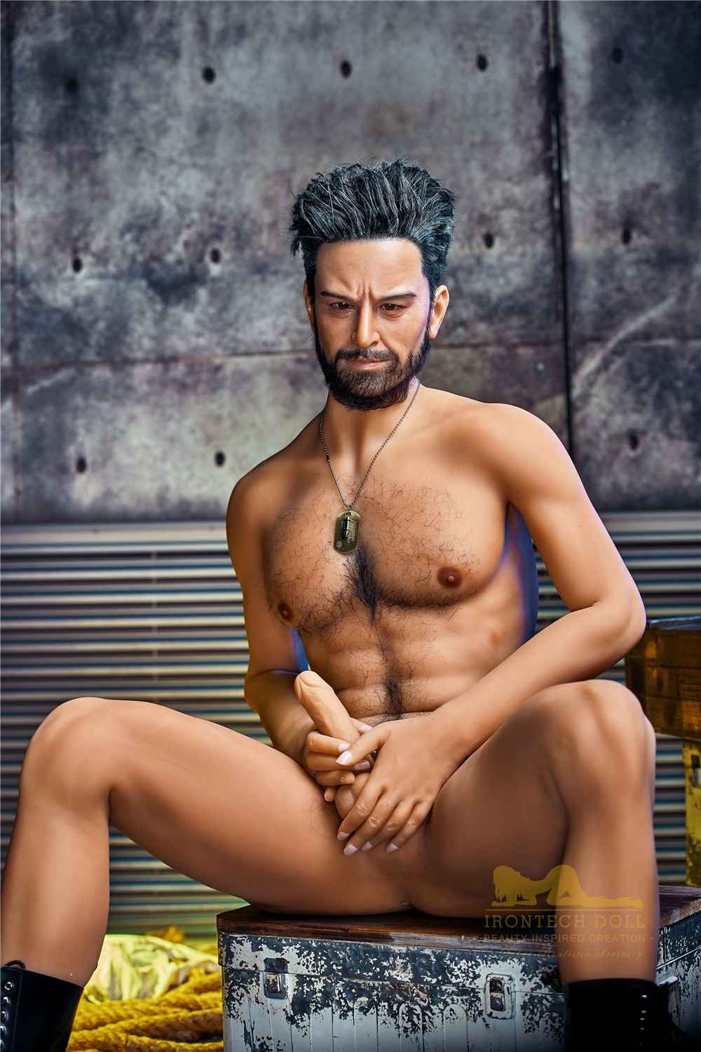 IronTech 175cm (5ft9') Sexy Matured Male with Silicone Head Doll Model - Robert