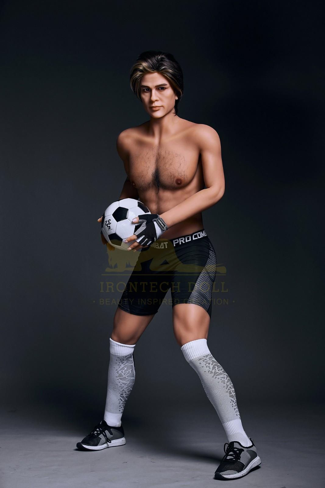 IronTech 175cm (5ft9') Sexy Soccer Super Star Hottie Male Sex Doll - Seymour