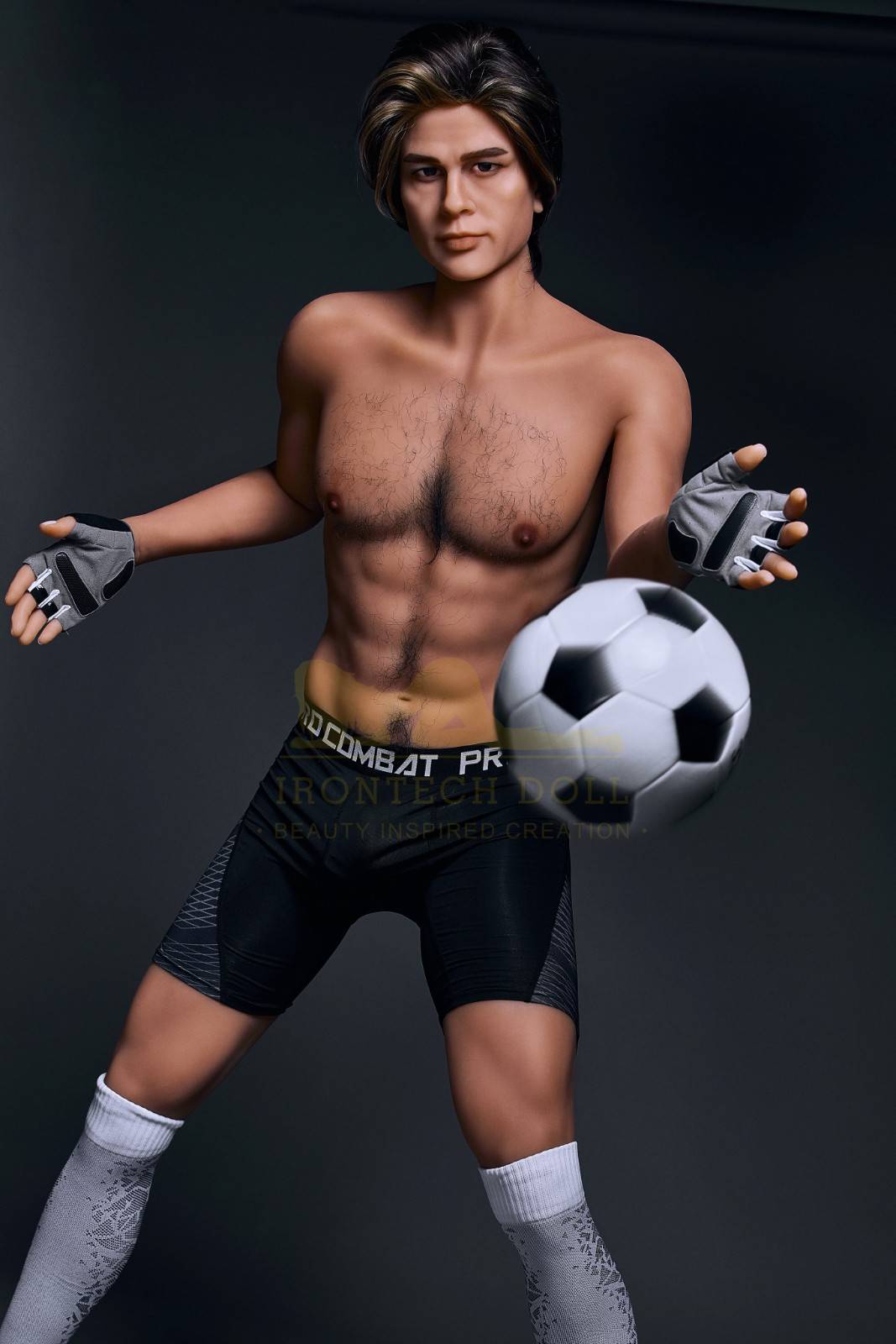 IronTech 175cm (5ft9') Sexy Soccer Super Star Hottie Male Sex Doll - Seymour