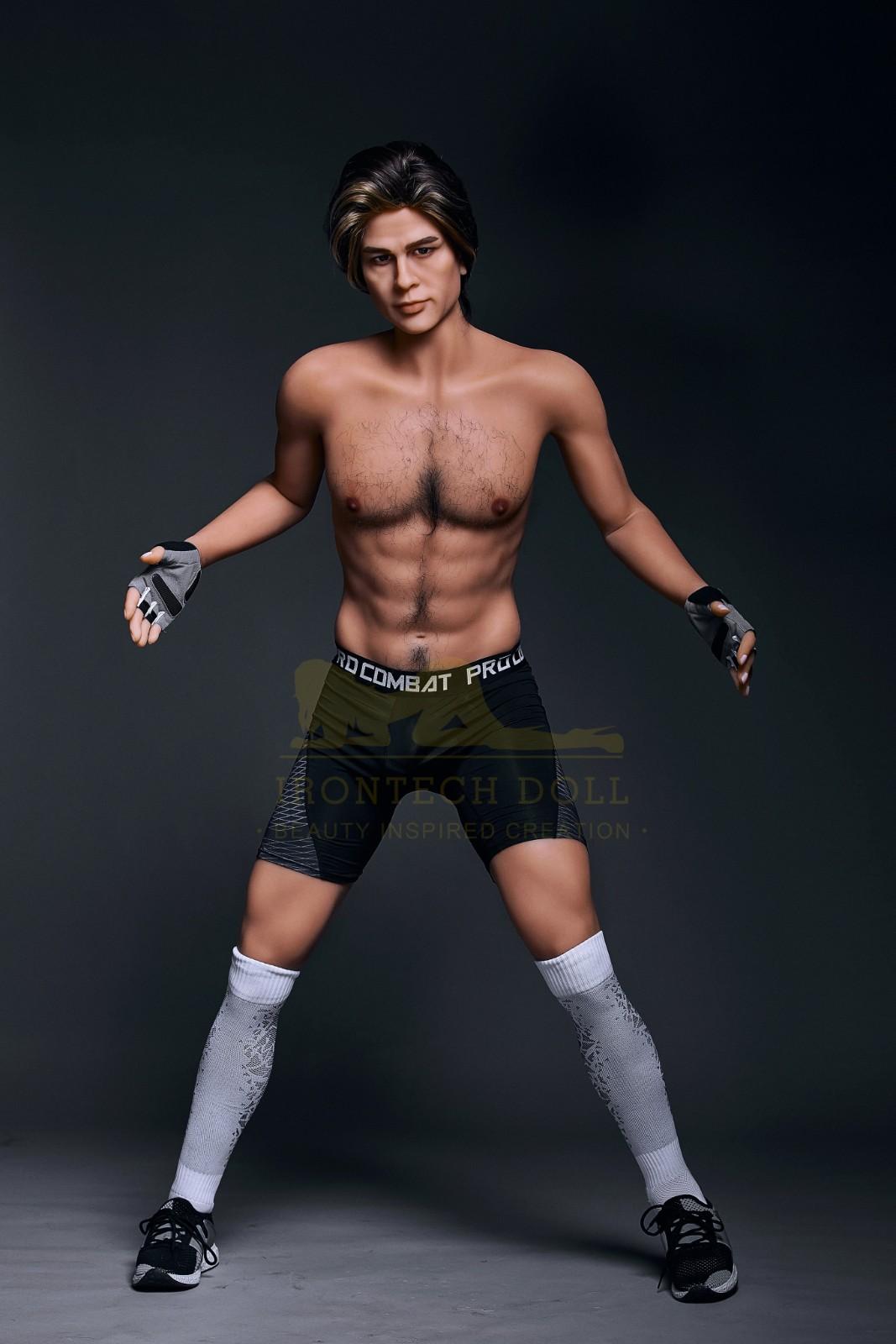 IronTech 175cm (5ft9') Sexy Soccer Super Star Hottie Male Sex Doll - Seymour