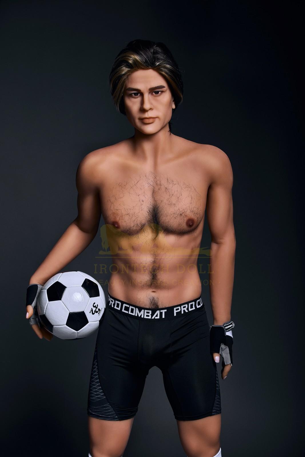 IronTech 175cm (5ft9') Sexy Soccer Super Star Hottie Male Sex Doll - Seymour