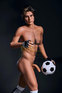 IronTech 175cm (5ft9') Sexy Soccer Super Star Hottie Male Sex Doll - Seymour