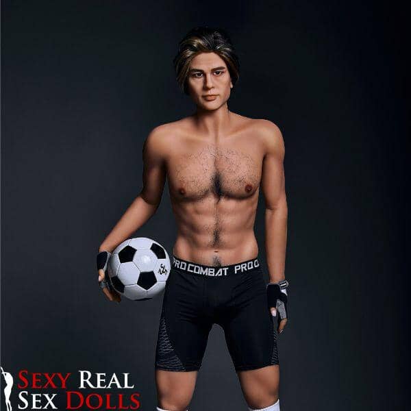 IronTech 175cm (5ft9') Sexy Soccer Super Star Hottie Male Sex Doll - Seymour