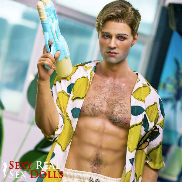 IronTech 176cm (5ft7') American Beach Boy Silicone Male Sex Doll - Jack