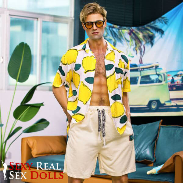 IronTech 176cm (5ft7') American Beach Boy Silicone Male Sex Doll - Jack