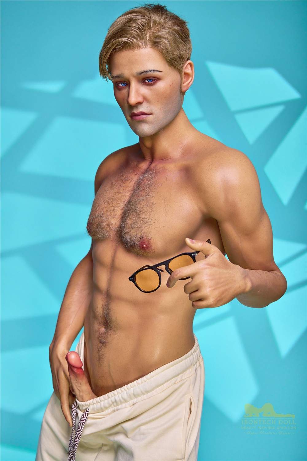 IronTech 176cm (5ft7') American Beach Boy Silicone Male Sex Doll - Jack