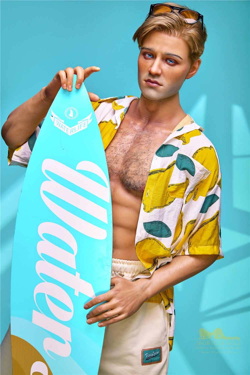 IronTech 176cm (5ft7') American Beach Boy Silicone Male Sex Doll - Jack