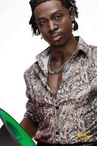 IronTech 176cm (5ft7') Ebony Fantasy Muscular Build Silicone Male Sex Doll - James