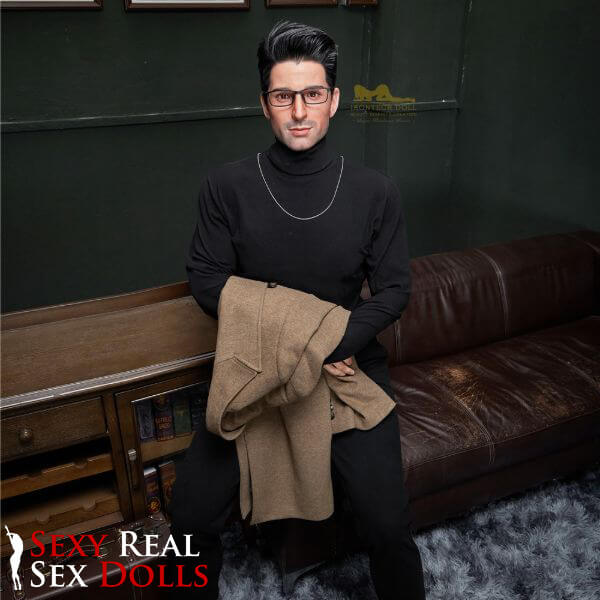 176cm (5ft7') Elegant and Interesting Silicone Male Sex Doll - George, IronTech, , Sexy Real Sex Dolls