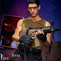 176cm (5ft7') Elite Commando Muscular Silicone Male Sex Doll - Thomas, IronTech, , Sexy Real Sex Dolls