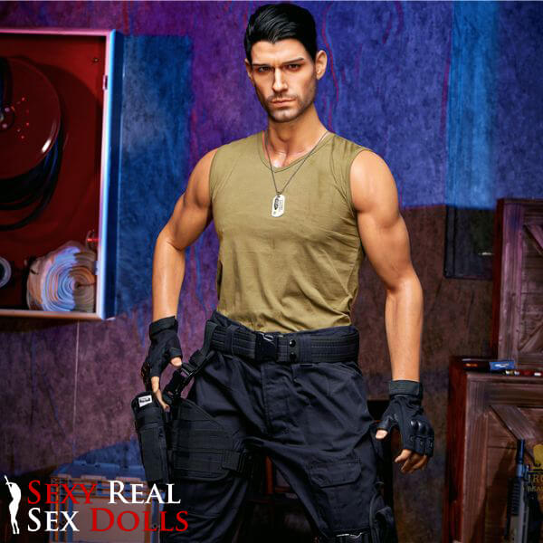 176cm (5ft7') Elite Commando Muscular Silicone Male Sex Doll - Thomas, IronTech, , Sexy Real Sex Dolls