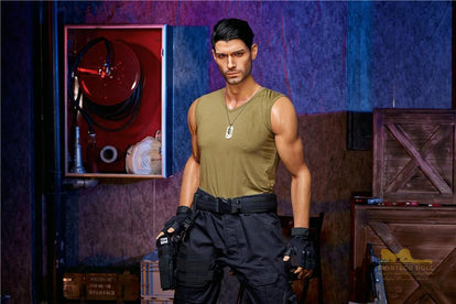 176cm (5ft7') Elite Commando Muscular Silicone Male Sex Doll - Thomas  SRSD
