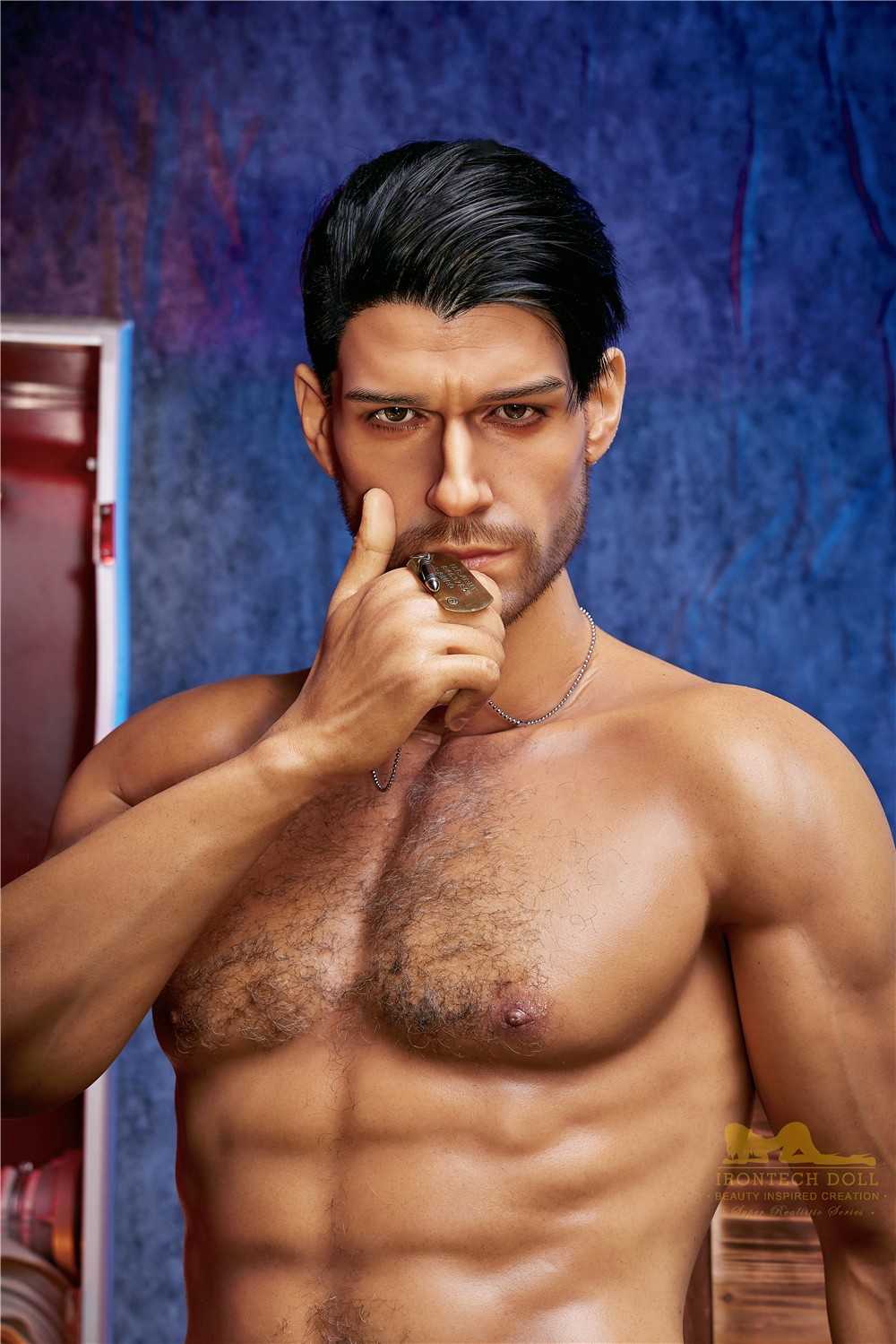 IronTech 176cm (5ft7') Elite Commando Muscular Silicone Male Sex Doll - Thomas