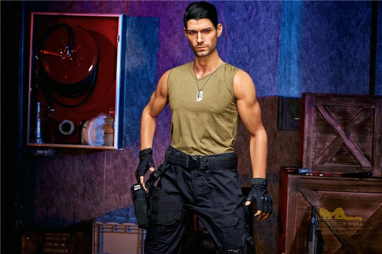 176cm (5ft7') Elite Commando Muscular Silicone Male Sex Doll - Thomas  SRSD