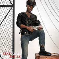 176cm (5ft7') Life Size Ebony Silicone Male Sex Doll - Bill, IronTech, , Sexy Real Sex Dolls