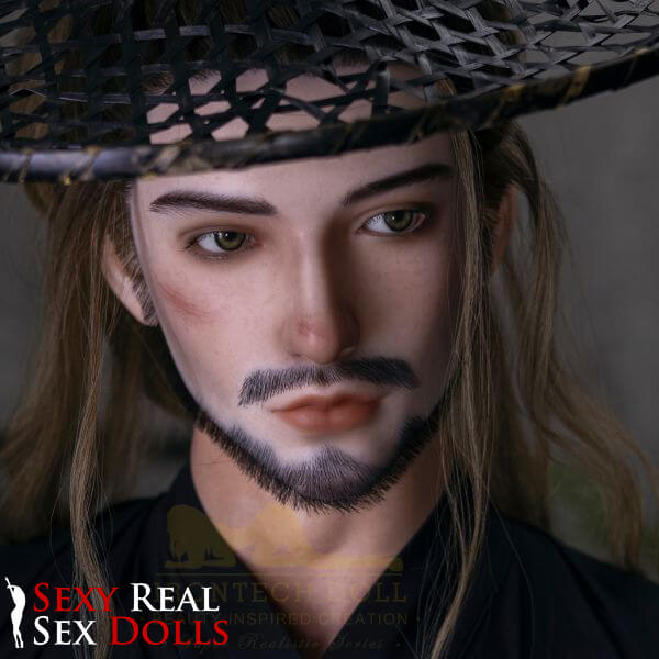 IronTech 176cm (5ft7') Long-Haired Mythical Warrior with Muscular Body Silicone Male Sex Doll - Jhon