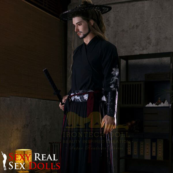 IronTech 176cm (5ft7') Long-Haired Mythical Warrior with Muscular Body Silicone Male Sex Doll - Jhon