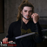IronTech 176cm (5ft7') Long-Haired Mythical Warrior with Muscular Body Silicone Male Sex Doll - Jhon