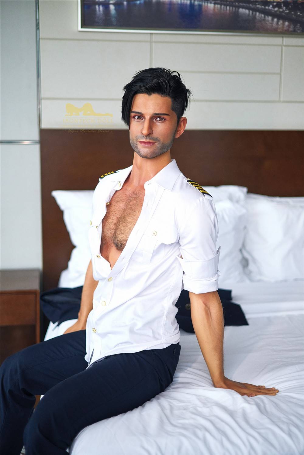 IronTech 176cm (5ft7') Luxury Airline Pilot Full Size Silicone Male Sex Doll - George