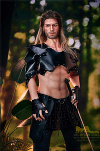 IronTech 176cm (5ft7') Sexy Soldier of War with Strong Muscular Build Silicone Male Sex Doll - Thomas