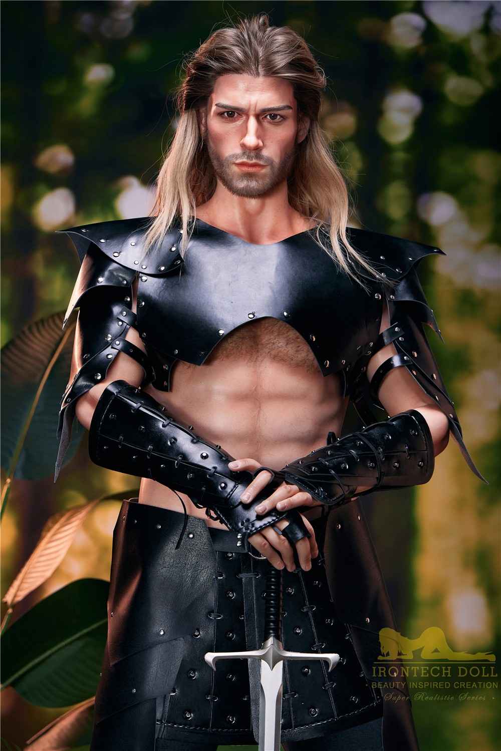 IronTech 176cm (5ft7') Sexy Soldier of War with Strong Muscular Build Silicone Male Sex Doll - Thomas