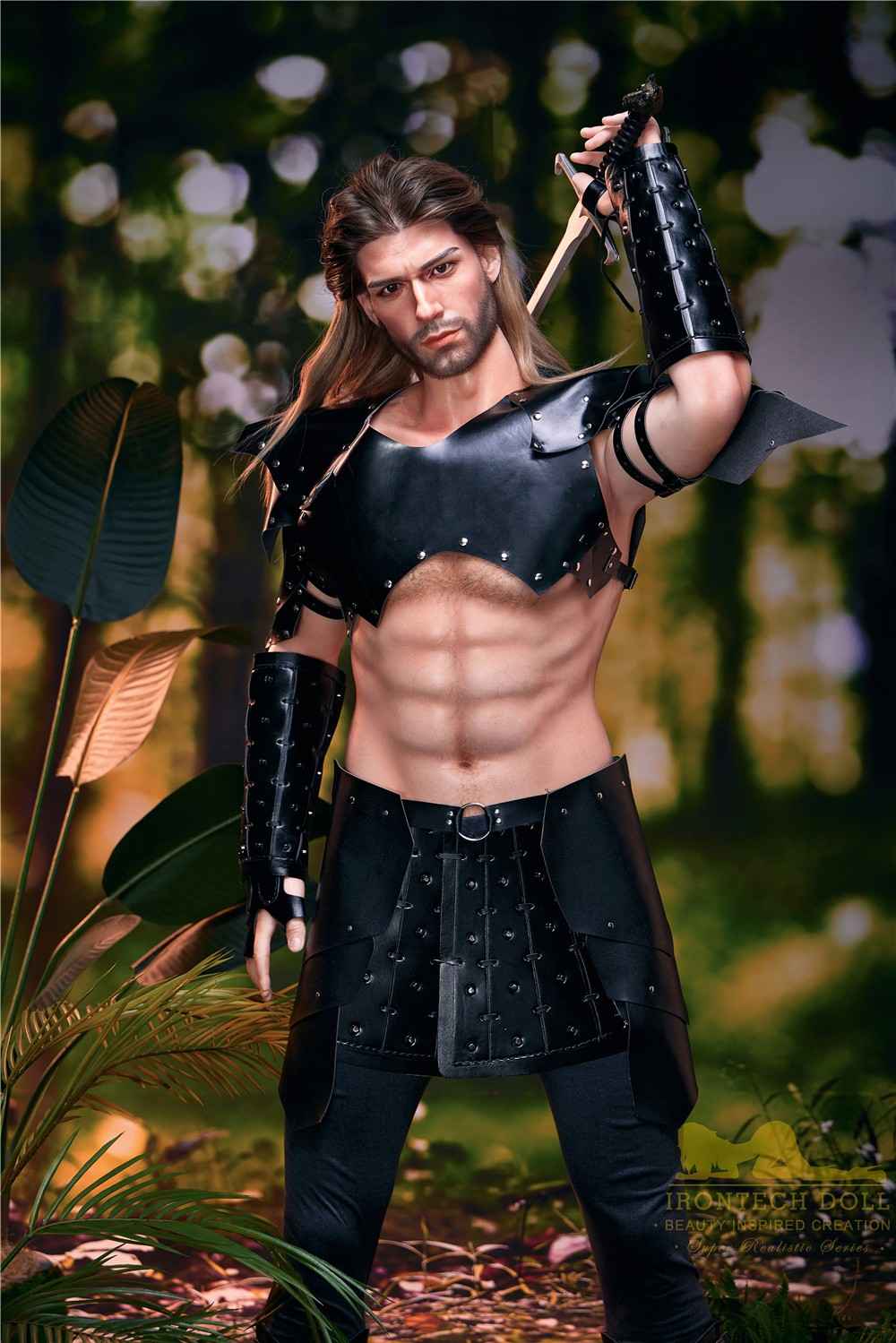 IronTech 176cm (5ft7') Sexy Soldier of War with Strong Muscular Build Silicone Male Sex Doll - Thomas