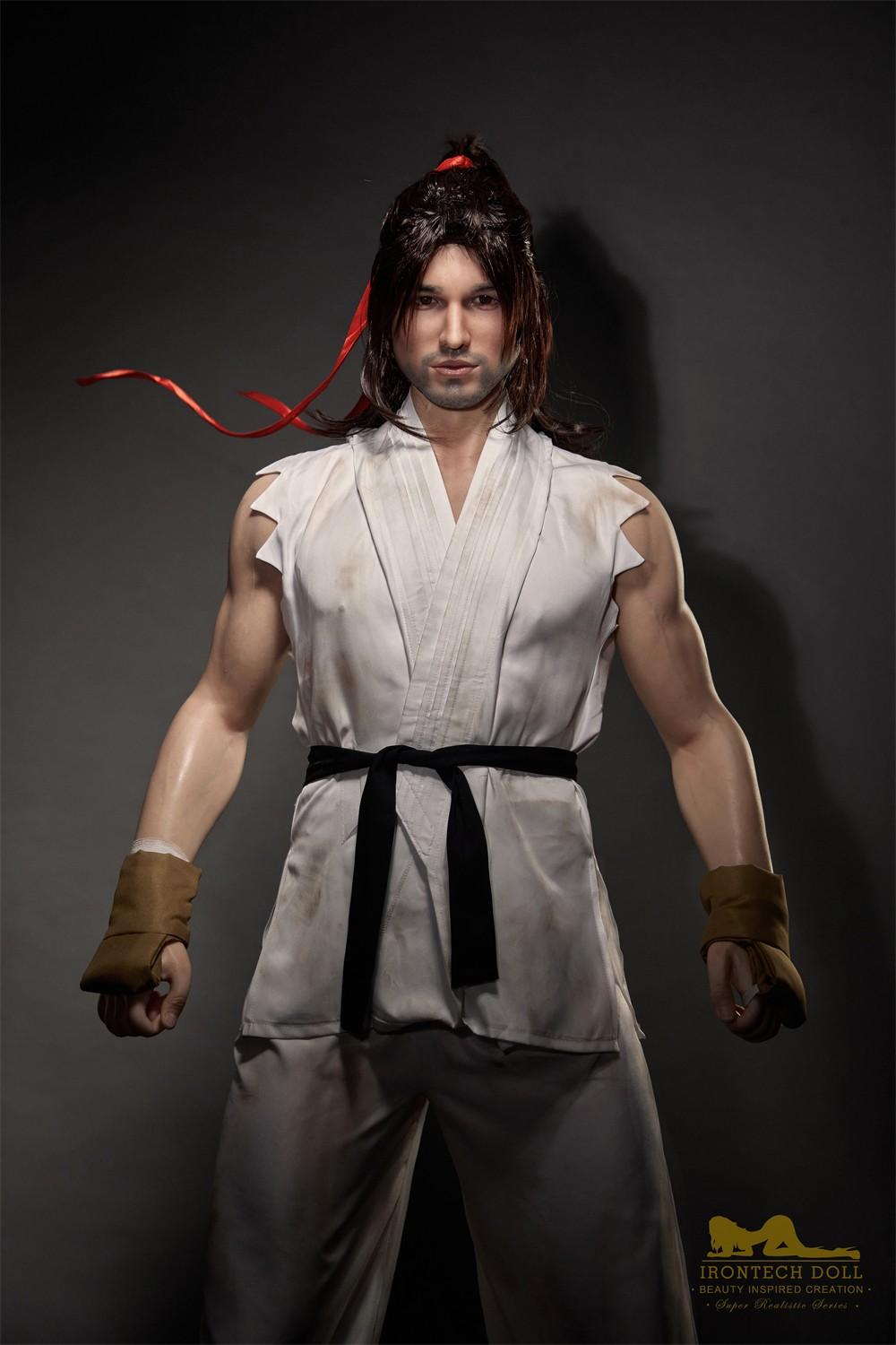 IronTech 176cm (5ft7") Strong, Muscular & Full Size Silicone Male Sex Doll - Kevin