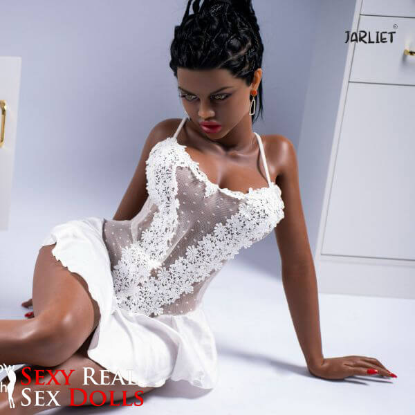 Jarliet Dolls 148cm (4ft8') - Sensual Ebony Fantasy – Silicone Sex Doll - Betsy Jarliet