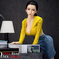 Jarliet Dolls 150cm (4ft9') - Hybrid Black-Haired Sex Doll – Curvy Seduction - Fine Jarliet