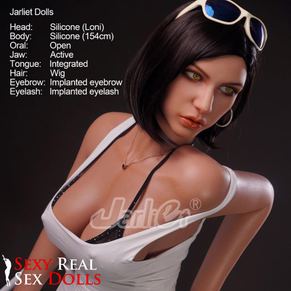 154cm (5ft) Exotic Silicone Sex Doll with Lifelike Features - Loni, Jarliet Dolls, , Sexy Real Sex Dolls