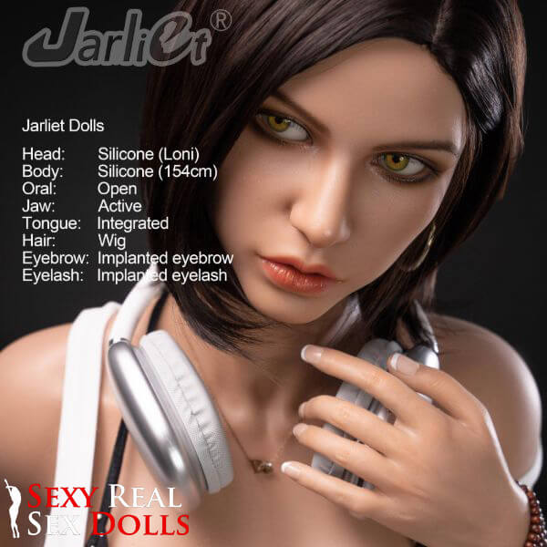 154cm (5ft) Exotic Silicone Sex Doll with Lifelike Features - Loni, Jarliet Dolls, , Sexy Real Sex Dolls