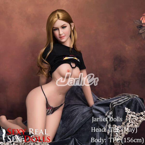 155cm (5ft1') Petite TPE Sex Doll with Slim Waist & Realistic Features - May, Jarliet Dolls, , Sexy Real Sex Dolls