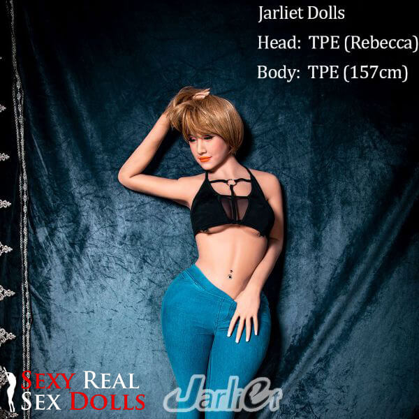 157cm (5ft1') - Sexy Blonde TPE Sex Doll – Exotic Beauty - Rebecca Jarliet, Jarliet Dolls, , Sexy Real Sex Dolls