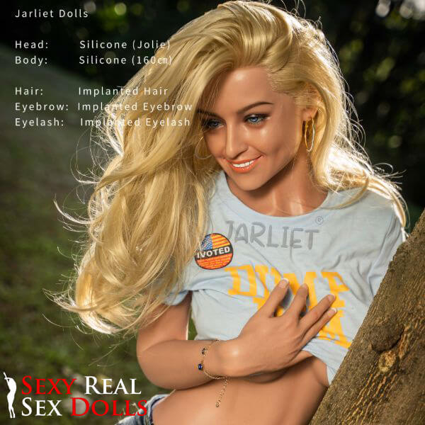 Jarliet Dolls 160cm (5ft2') - Blonde Fantasy American Girl Silicone Sex Doll - Jolie Jarliet
