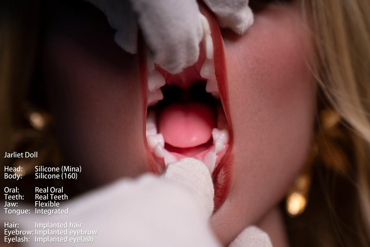 Jarliet Dolls 160cm (5ft2") Elegant Beauty Blonde Silicone Sex Doll C-Cup - Mina
