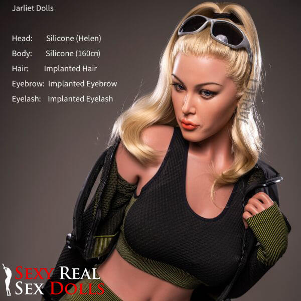 160cm (5ft2') Silicone Sex Doll with Blonde Hair & Fantasy Look - Hellen, Jarliet Dolls, , Sexy Real Sex Dolls
