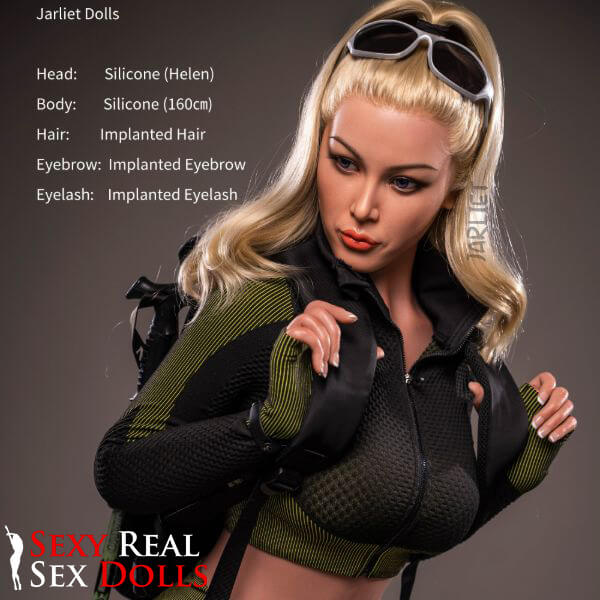 160cm (5ft2') Silicone Sex Doll with Blonde Hair & Fantasy Look - Hellen, Jarliet Dolls, , Sexy Real Sex Dolls