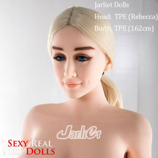 162cm (5ft3') Blonde European Fantasy TPE Sex Doll - Rebecca, Jarliet Dolls, , Sexy Real Sex Dolls