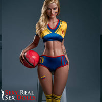 165cm (5ft3') Sporty Soccer Girl Fantasy Silicone Sex Doll - Fay, Jarliet Dolls, , Sexy Real Sex Dolls