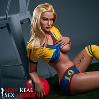 165cm (5ft3') Sporty Soccer Girl Fantasy Silicone Sex Doll - Fay, Jarliet Dolls, , Sexy Real Sex Dolls