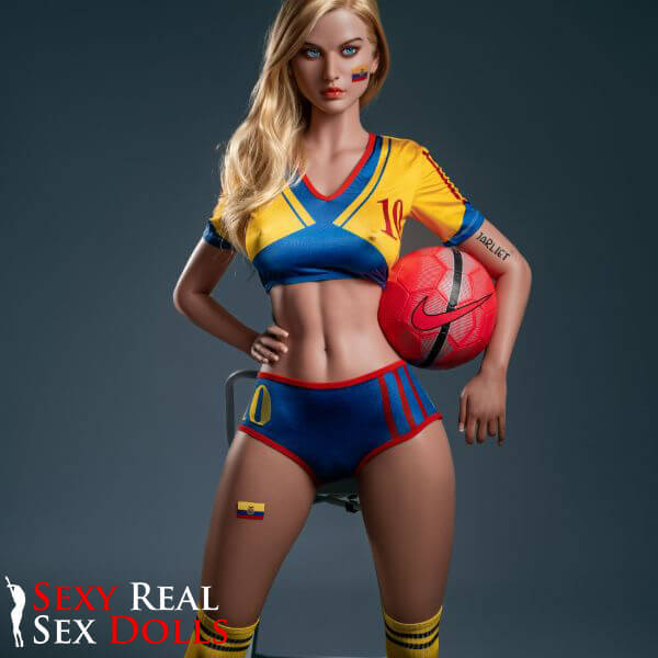 165cm (5ft3') Sporty Soccer Girl Fantasy Silicone Sex Doll - Fay, Jarliet Dolls, , Sexy Real Sex Dolls