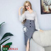 166cm (5ft4') Blonde Secretary TPE Sex Doll – Elegant Executive Nancy, Jarliet Dolls, , Sexy Real Sex Dolls