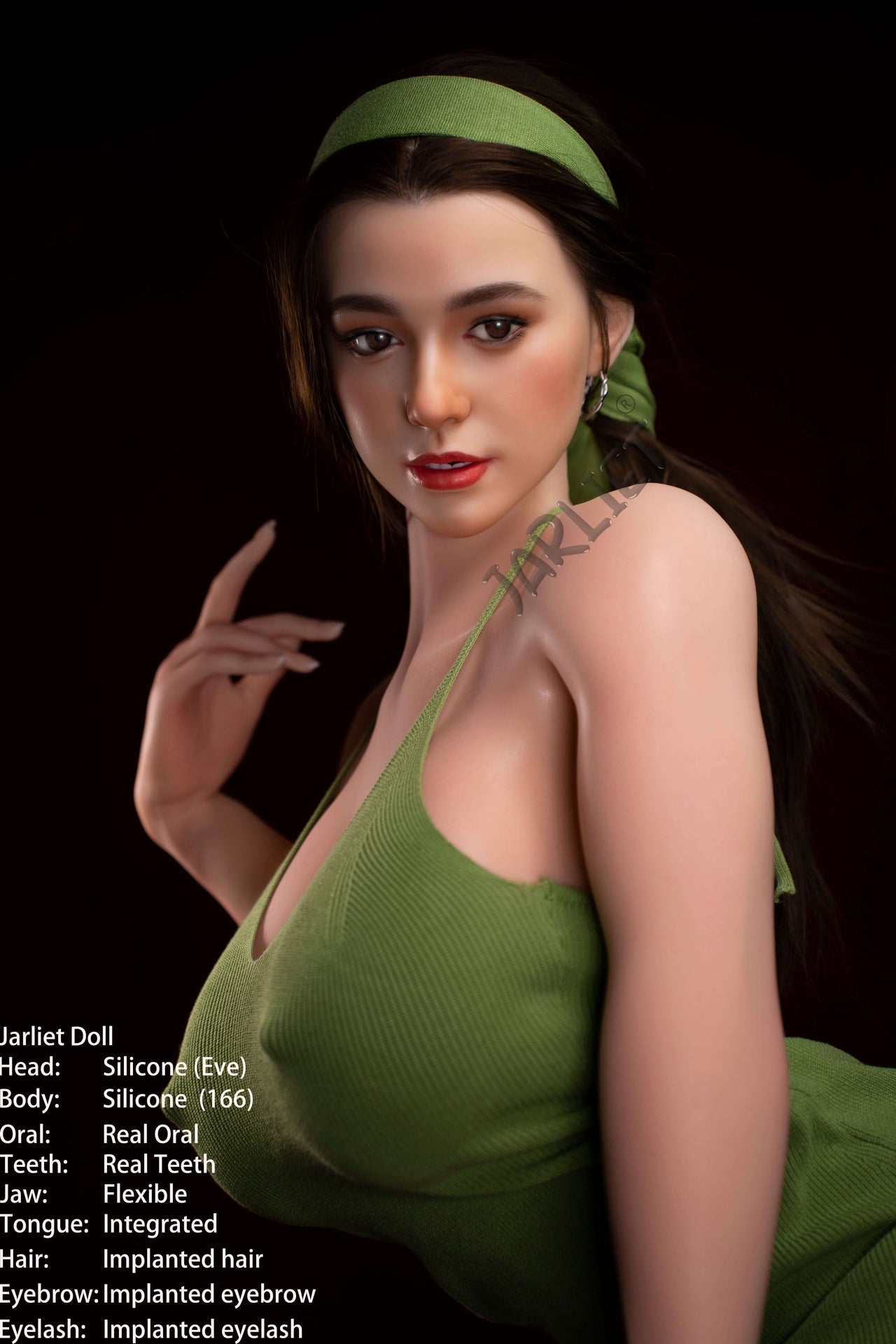 Jarliet Dolls 166cm (5ft5") Curve Full Silicone with ROS Head Sex Doll - Eve