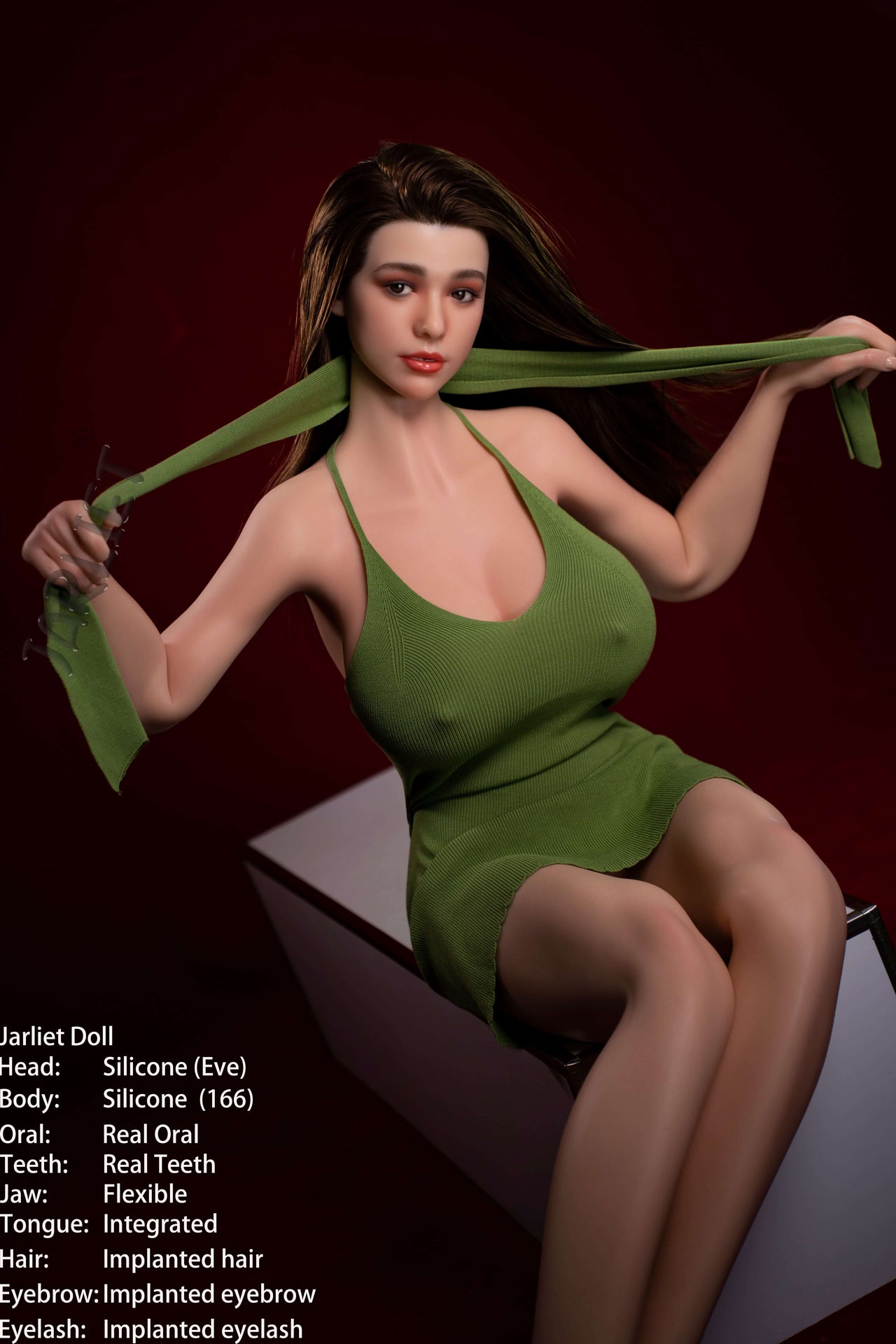 Jarliet Dolls 166cm (5ft5") Curve Full Silicone with ROS Head Sex Doll - Eve