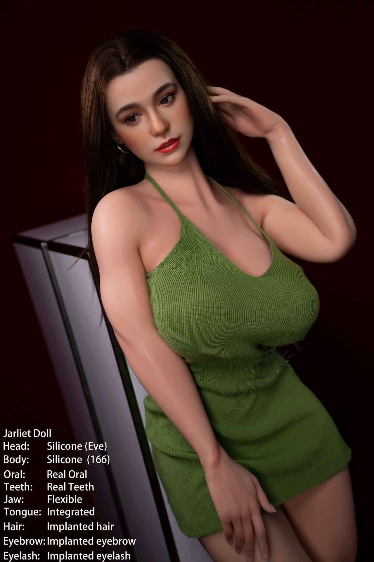 Jarliet Dolls 166cm (5ft5") Curve Full Silicone with ROS Head Sex Doll - Eve