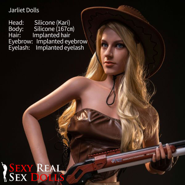 167cm (5ft4') Stunning Curves Blonde Silicone Sex Doll - Kari, Jarliet Dolls, , Sexy Real Sex Dolls