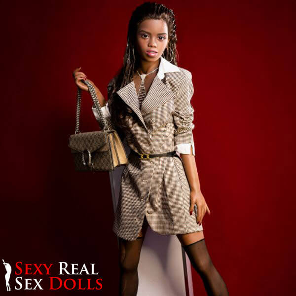 167cm (5ft4') Ebony Exotic Beauty Silicone Sex Doll - Quine, Jarliet Dolls, , Sexy Real Sex Dolls
